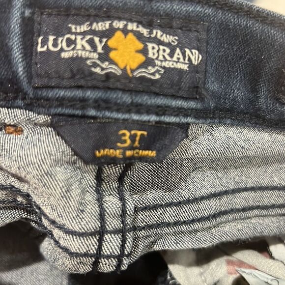 Lucky Brand Zoe denim jeggings EUC size 3T - Picture 10 of 12